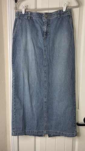 Maxi gonna lunga denim - , vintage