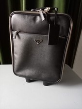 TROLLEY PRADA COMPLETAMENTE IN PELLE SAFFIANO NERA - Borsa viaggio