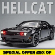 Hot Wheels Dodge Challenger Srt Telecomando Giocattoli Rc Auto Modello Regalo Metallo