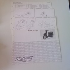 Malaguti Scooter F 10 scheda tecnica catalogo con parti di ricambio