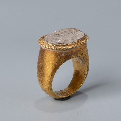 Anello antico romano - , oro