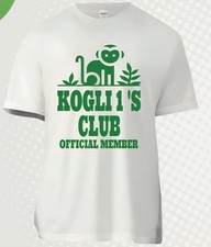 T-shirt bianca con stampa, idea regalo originale scherzosa (CLUB DEL KOGLIONE)