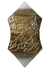 Vassoio Quadrato in Vetro Fuso