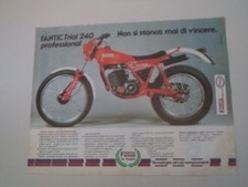 advertising Pubblicità 1983 MOTO FANTIC TRIAL 240 PROFESSIONAL