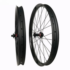 Set ruote mountain bike carbonio 27,5 50 mm larghezza 25 mm profondità clincher 28/32 fori