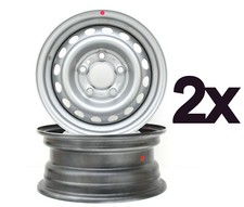 2x Cerchi Acciaio Rimorchio