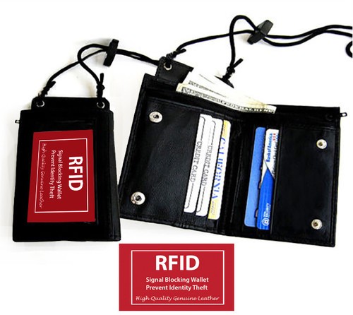 Porta badge pelle con - badge, in