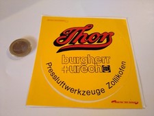 ADESIVO VINTAGE STICKER KLEBER THOR BURGHERR URECH ZOLLIKOFEN 