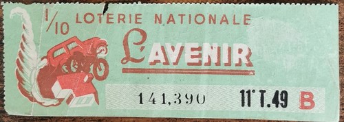 Billet loterie nationale - billet,