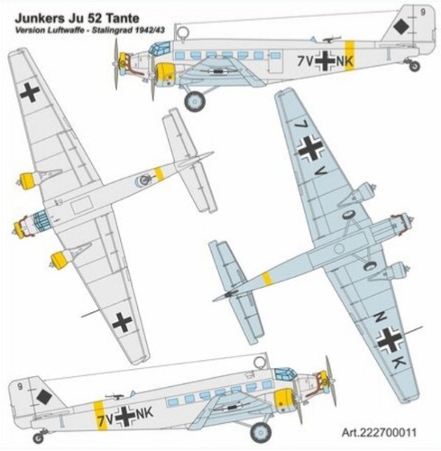 Junkers luftwaffe - junkers, ju-52