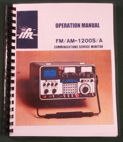Ifr 1200s a monitor - fm/am,