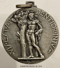 OPERA NAZIONALE BALILLA A.VI° 1928 MEDAGLIA ARGENTO ORG. GIOVANILE DI PARTITO