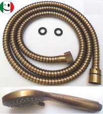 FLESSIBILE DOCCIA CM. 150 OTTONE + DOCCETTA IDRO A 5 FUNZIONI BRONZATO - BRONZO