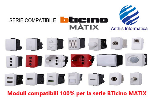 Serie compatibile bticino - serie,