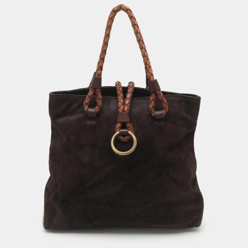 Borsa burberry marrone tela - marrone,