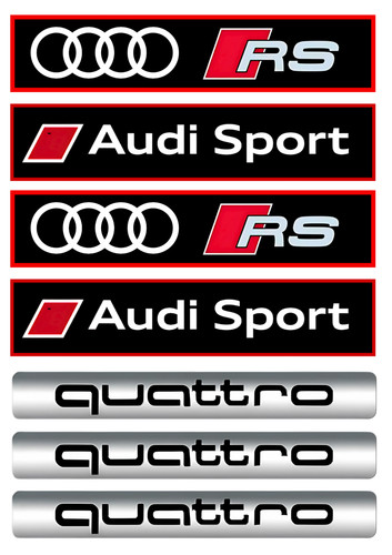 Stickers xxl vinyle audi - 7x,