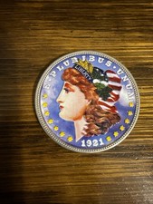 Dollaro Morgan 1921 colorato