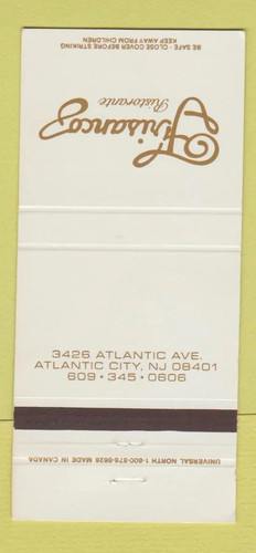Copertina matchbook frisanco - -,