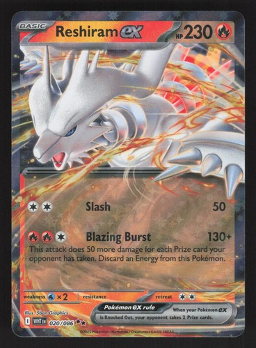 Inglese quasi nuovo reshiram - quasi,