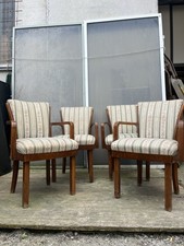 4 Poltroncine Art Deco Noce