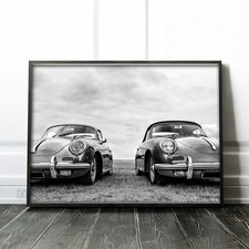 Two Porsches Speedster Parked