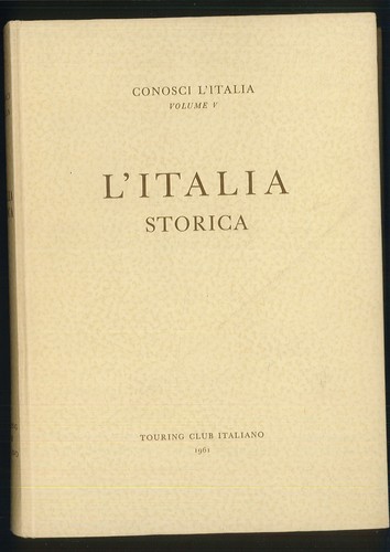 Conosci italia vol - l'italia, vol.v