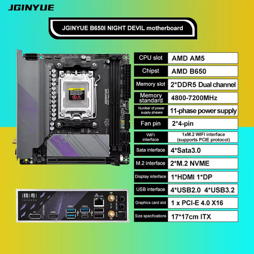 Jginyue am5 motherboard for - jginyue,