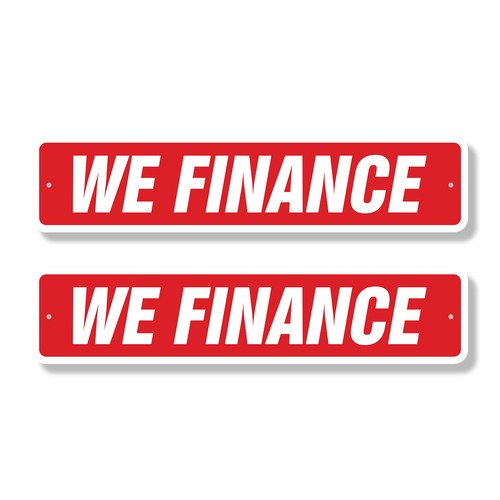 Finance cartello stradale - we,