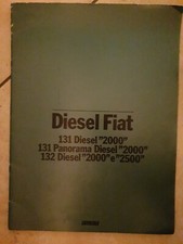 Brochure Depliant Fiat 131 Fiat 132 diesel 2000 e 2500 Italiano 24 pag 1978