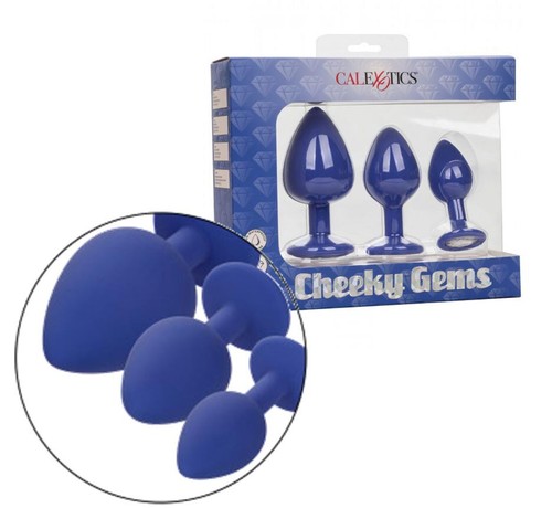 Kit plug anale - set, fallo