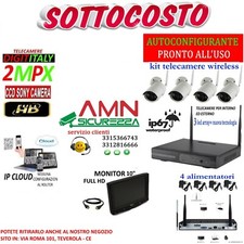 KIT WIRELESS VIDEOSORVEGLIANZA