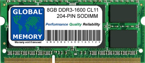 8gb ddr3 1600mhz pc3 - 1600mhz, pc3-12800