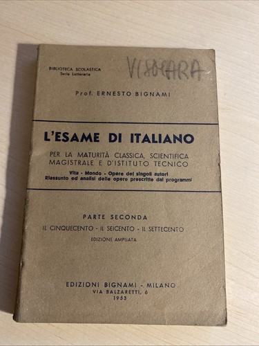 Esame italiano ernesto - l'esame,