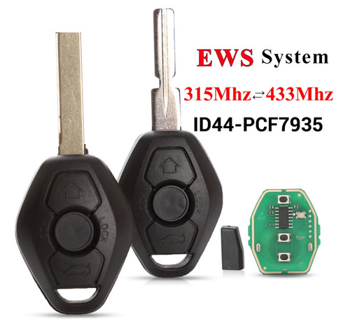 Chiave telecomando per bmw - chiave, ews