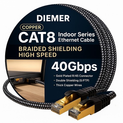 Cavo ethernet premium cat8 - premium,