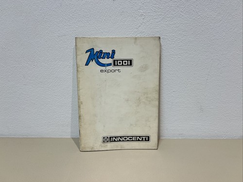 Innocenti mini 1001 export - mini,