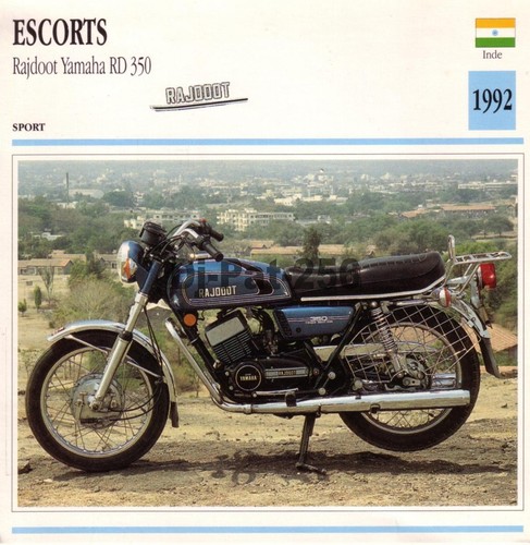Fiche moto yamaha rd 350 - moto,