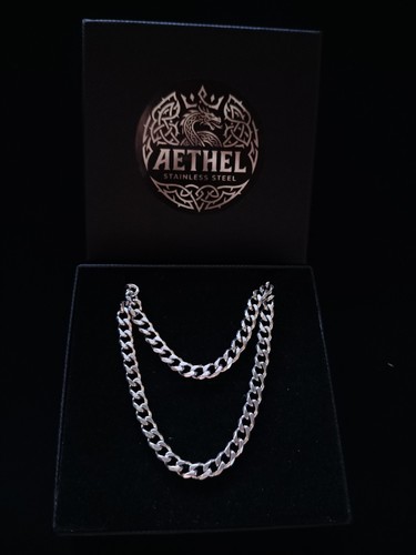 Collana aethel uomo acciaio - collana,