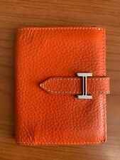 Hermes Portafoglio in pelle Arancione - Buone Condizioni
