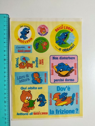 Adesivo bussi orso sticker - adesivo,