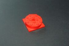 pezzo sciolto LEGO ORIGINALE - BASE CIRCOLARE ROSSO   costruzioni toys