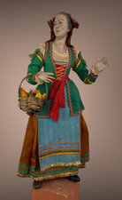 Donna Cammino 40 Cm Porta Doni