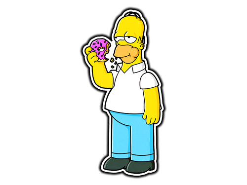 Adesivo famiglia donut - donut, eating