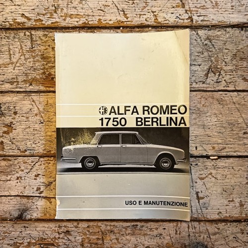 Alfa romeo 1750 berlina uso - berlina.,