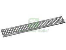 1PZ GRIGLIA ZINCATA PER CANALETTA IN POLIPROPILENE DA CM.100X10 CM.100X10X1,3H.: