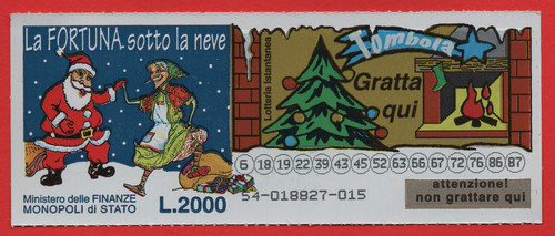 Gratta vinci lotteria - e,