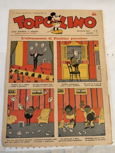 Fumetto topolino casa editrice - topolino,