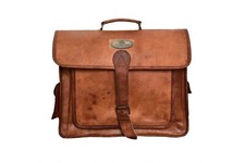 Borsa a tracolla uomo vintage in pelle messenger 15" 16" 17" 18" portatili va...