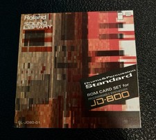 Rom Card JD800 Roland Sound Library SL-JD80-01 (raro)