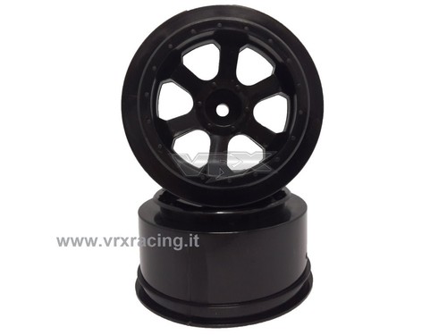 Pair black wheels - wheels, course